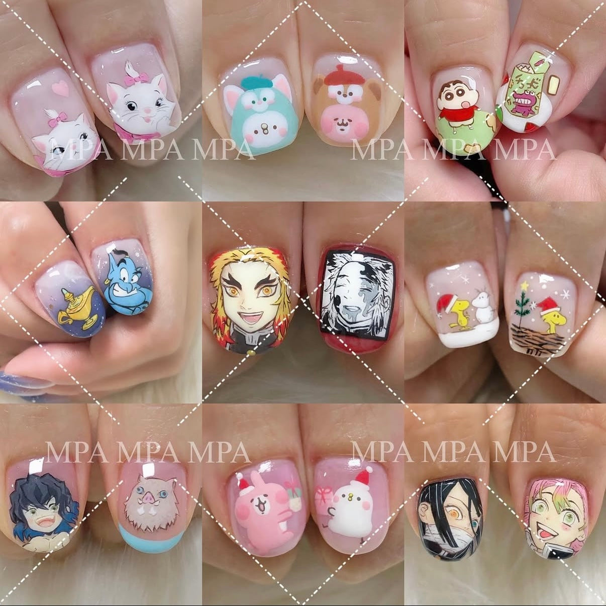 Misspinknail - MPA Gel Palette (40 colours painting gel)