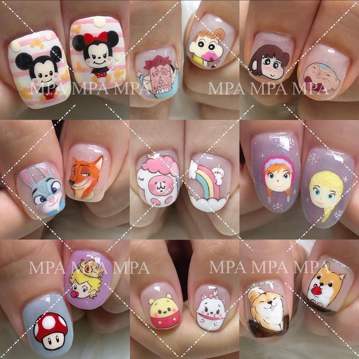 Misspinknail - MPA Gel Palette (40 colours painting gel)