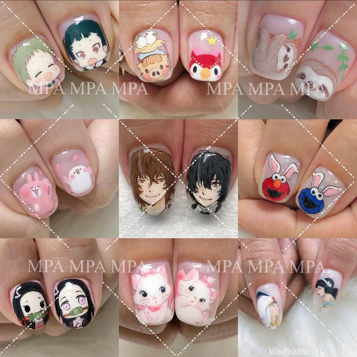 Misspinknail - MPA Gel Palette (40 colours painting gel)