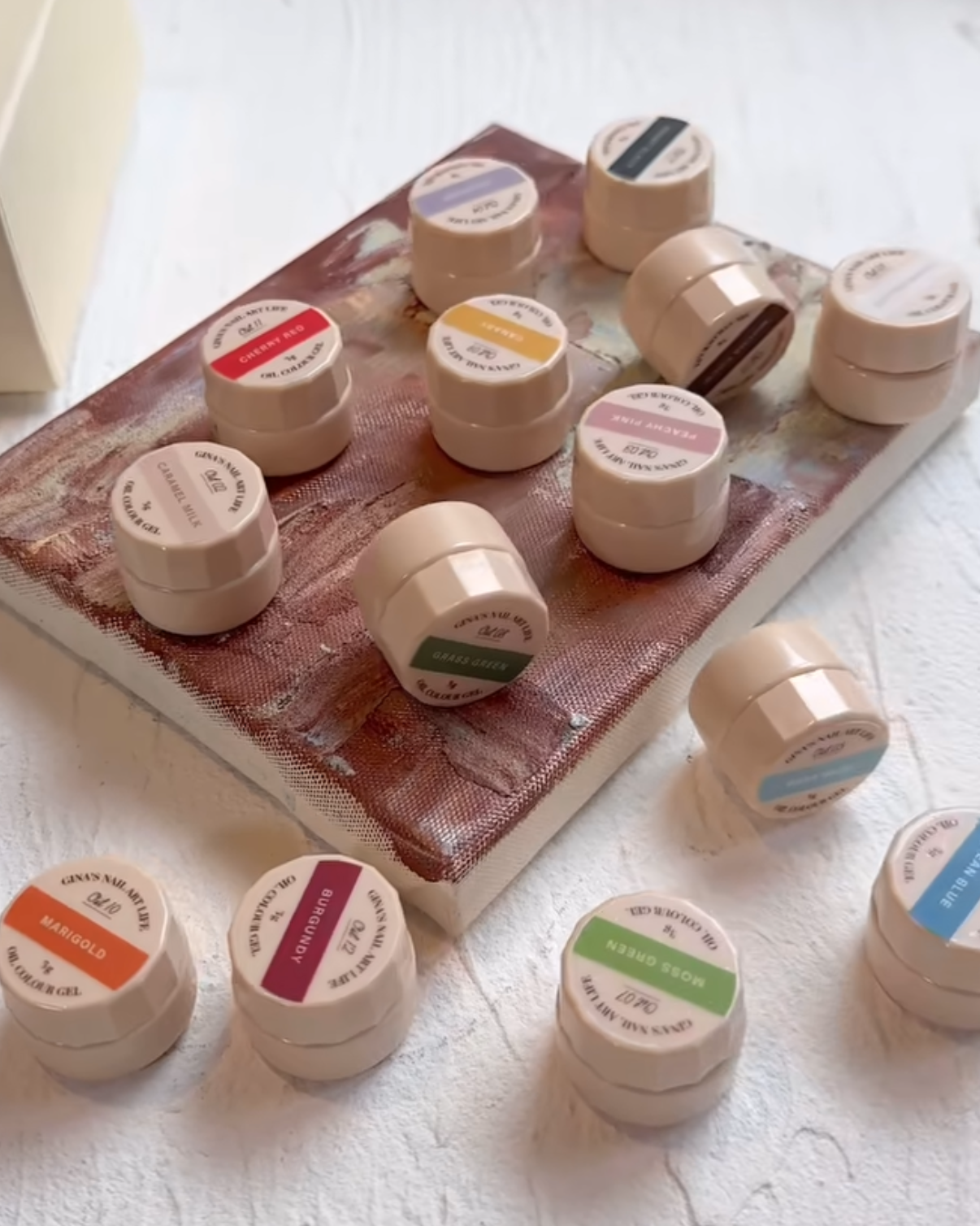 Gina - Oil Colour Gel (14 colours Non-wipe Painting Gel)