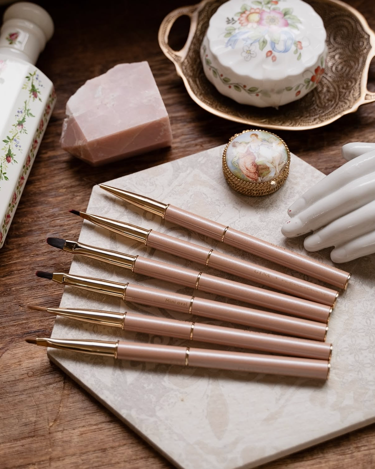 Gina - Milk Tea Art Brushes (6 types)