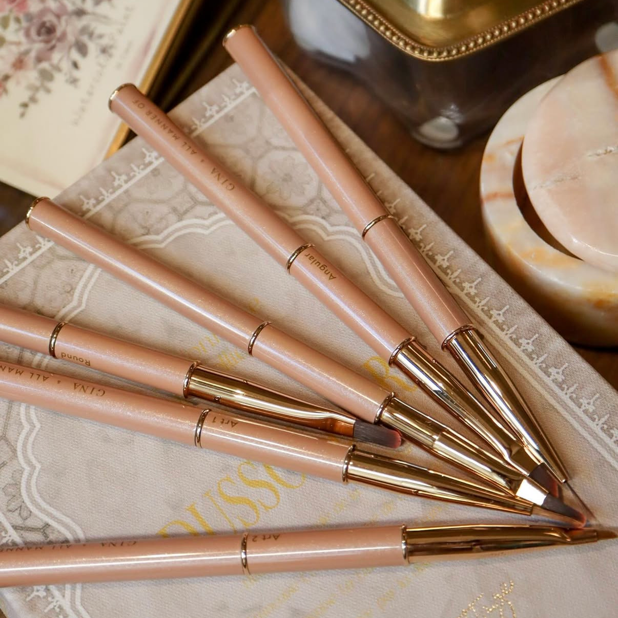 Gina - Milk Tea Art Brushes (6 types)