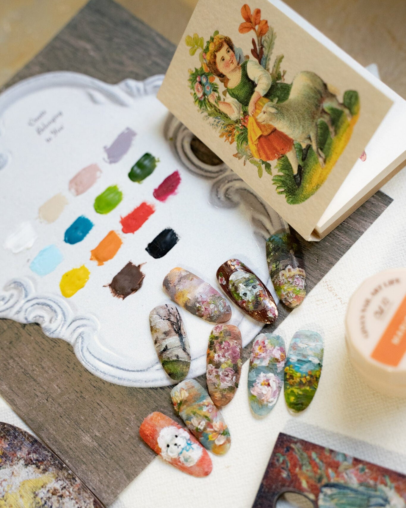 Gina - Oil Colour Gel (14 colours Non-wipe Painting Gel)