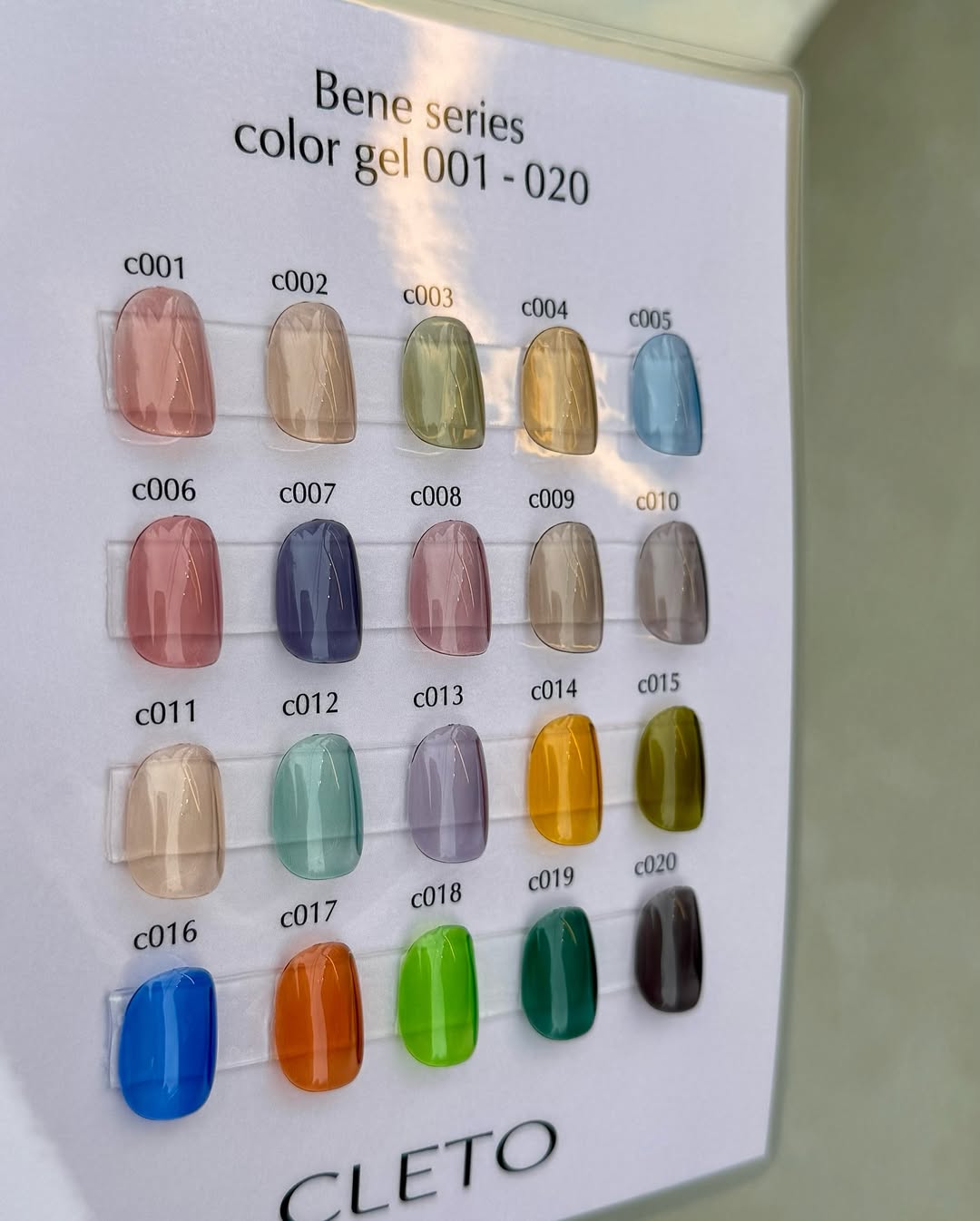 CLETO - Bene Series Colour Gel Set (20 colours)