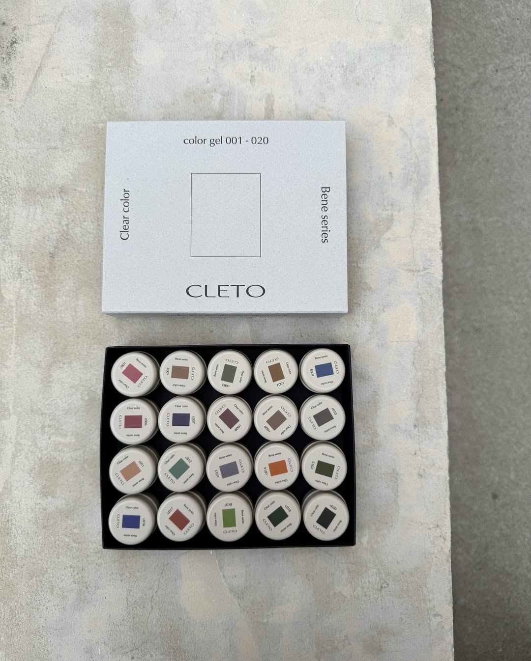 CLETO - Bene Series Colour Gel Set (20 colours)