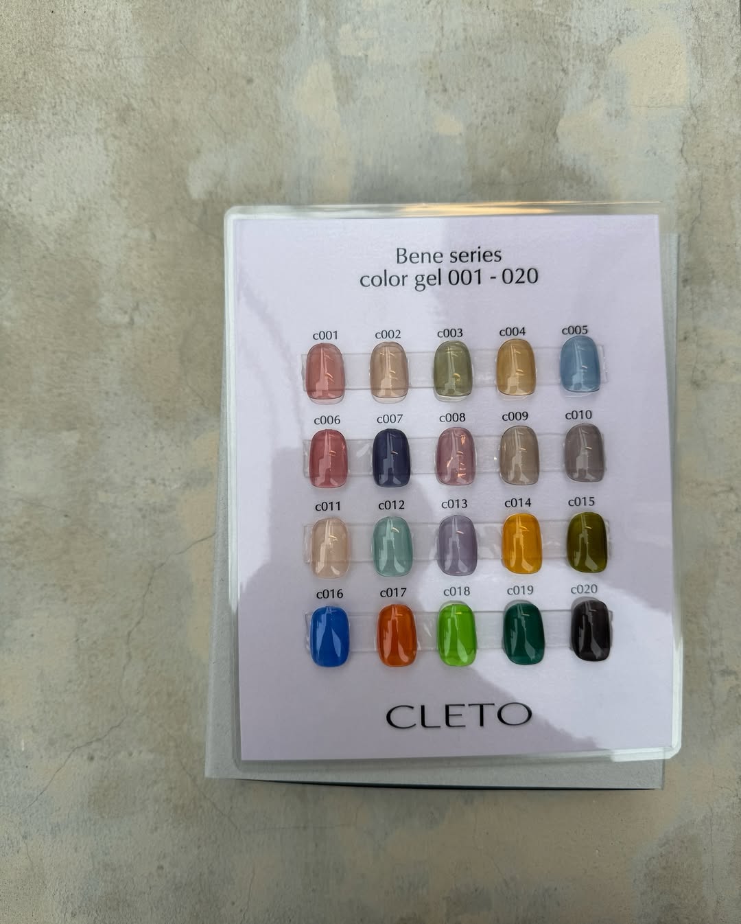 CLETO - Bene Series Colour Gel Set (20 colours)