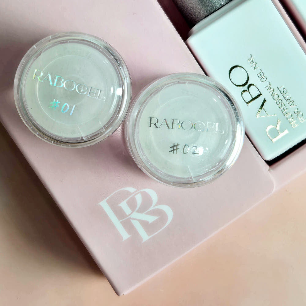 RABO GEL - Glossy Powder 2pcs set