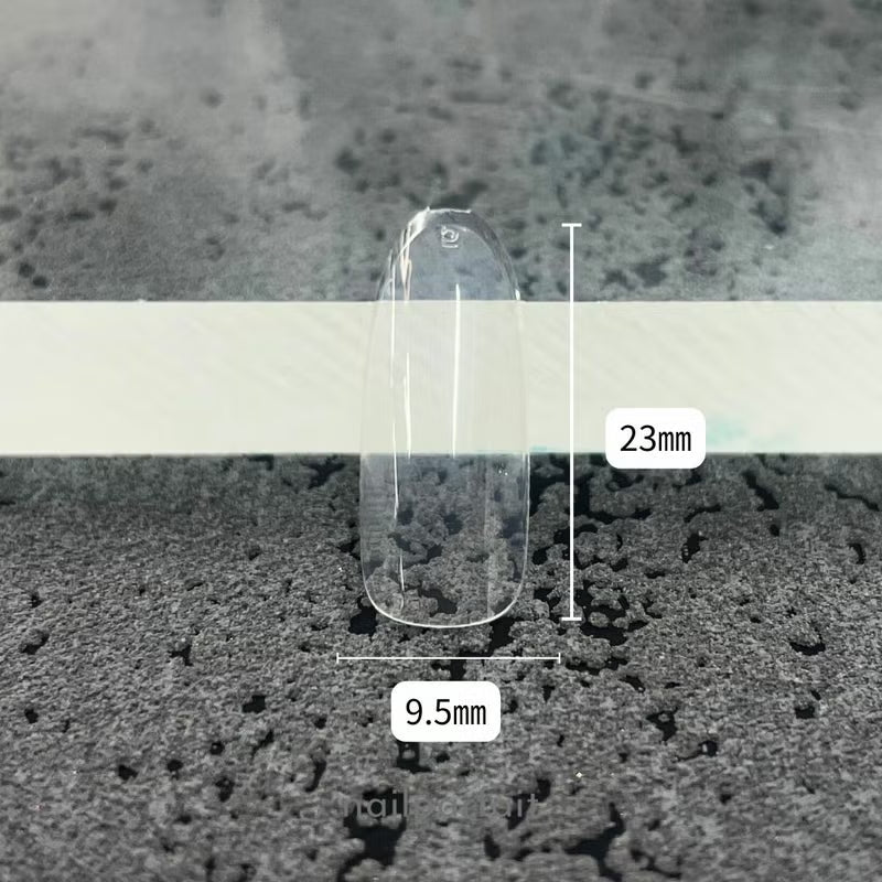 nail parfait - Oval Clear Full Tip (3 sizes)