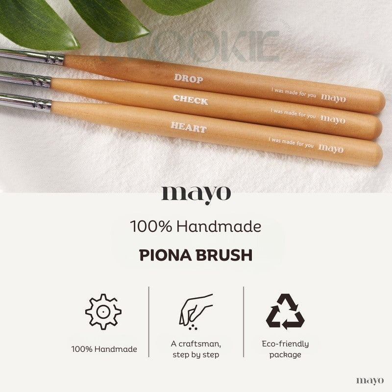 MAYO - Piona Brush (Check/ Heart/ Drop)