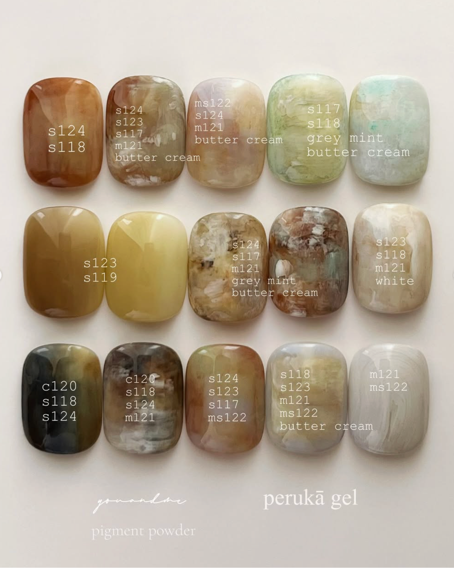 peruka - Colour Gel s117-s124 (TPO-free, HEMA-free)