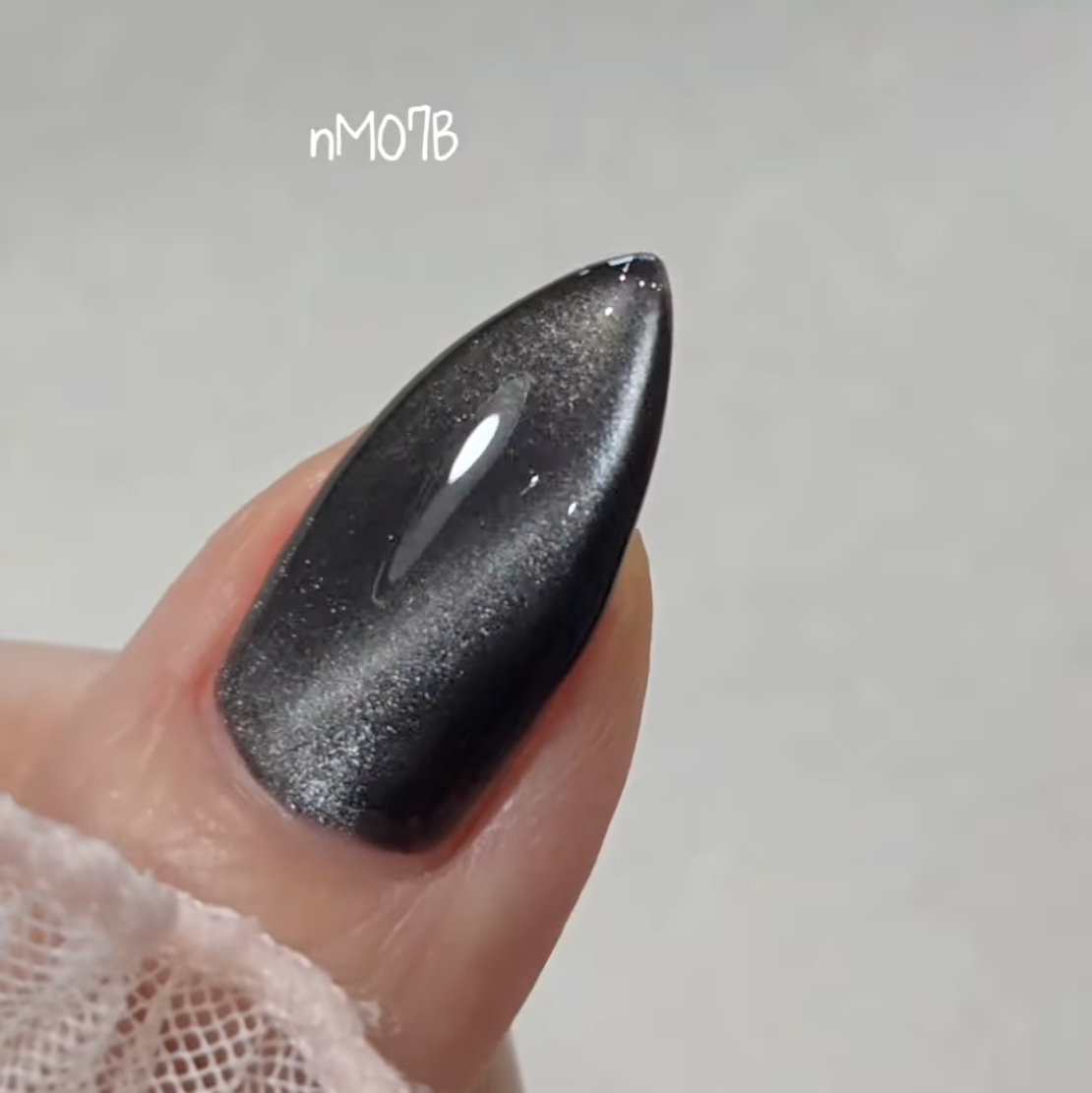 RABO GEL - Non-Wipe Black Magnetic Gel NM07