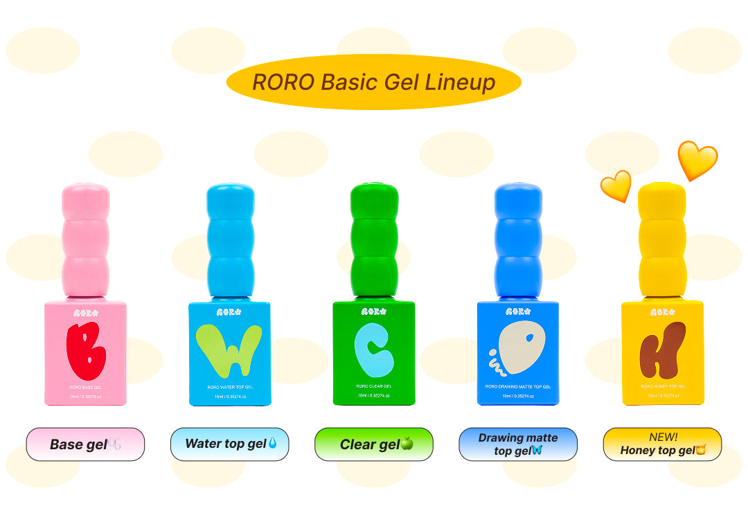 RORO - Honey Top Gel (Non-Wipe, Medium Viscosity) 10ml