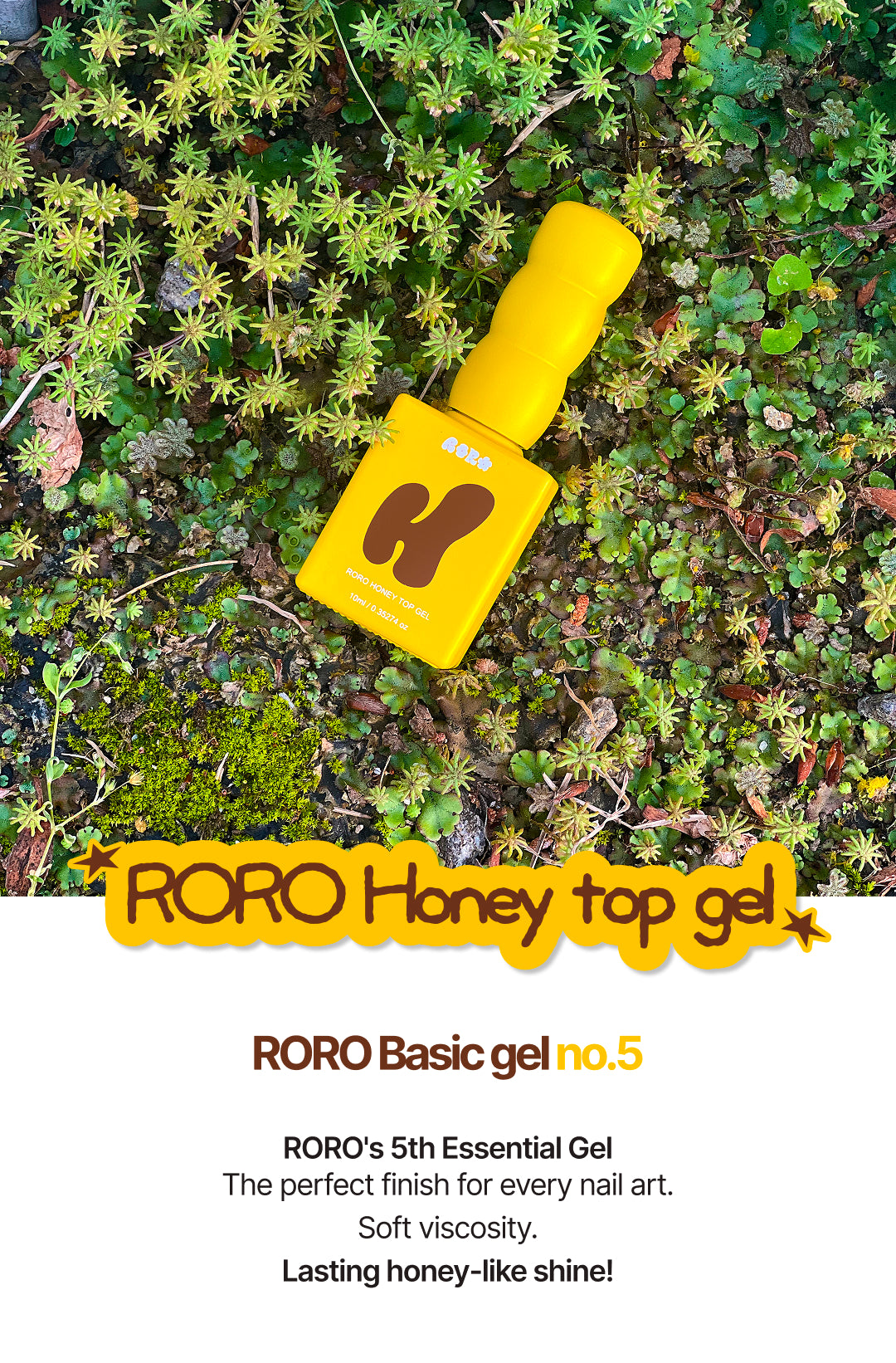 RORO - Honey Top Gel (Non-Wipe, Medium Viscosity) 10ml