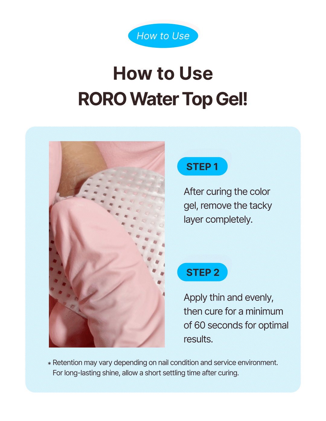 RORO - Water Top Gel (Non-wipe) 10ml