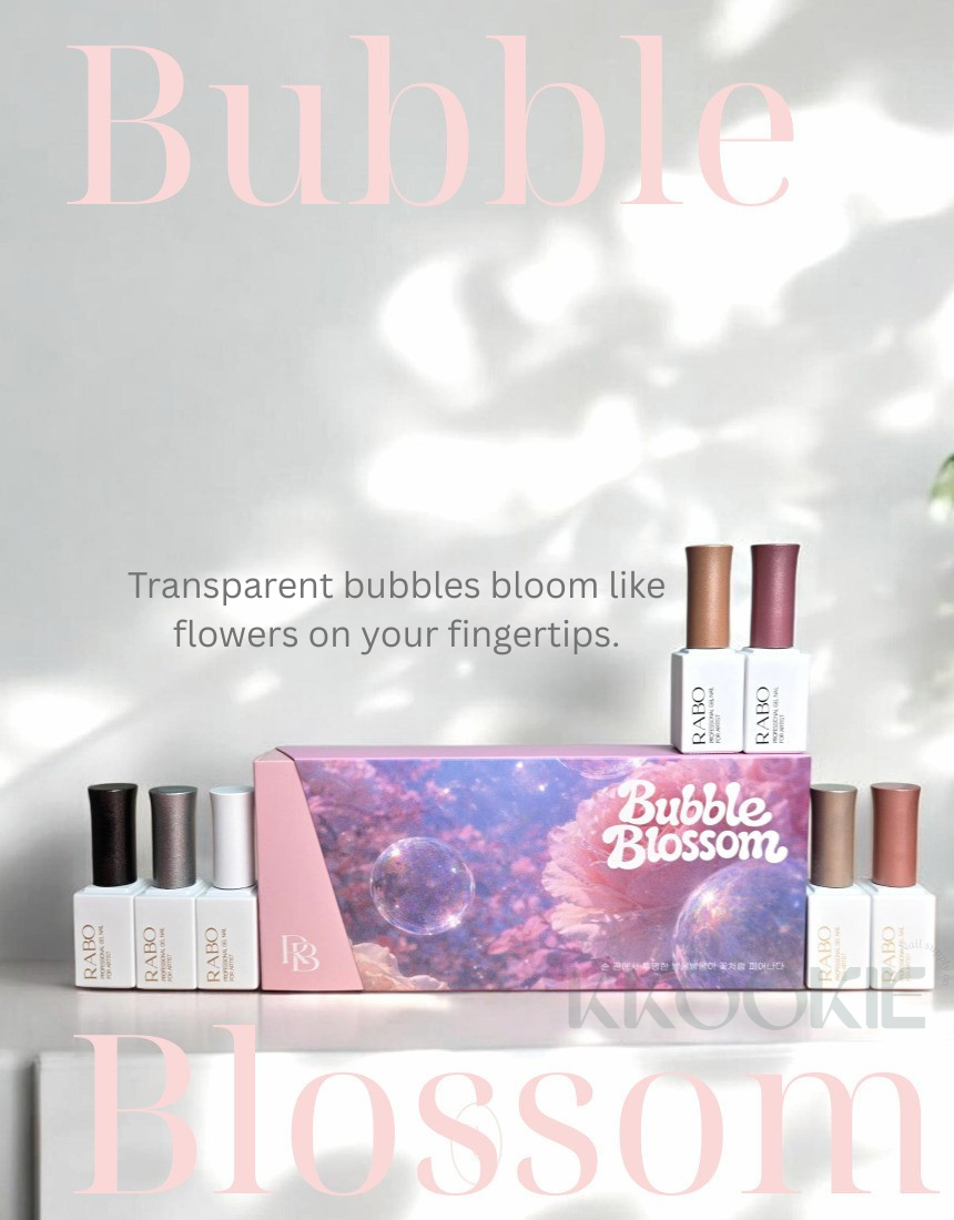 RABO GEL - Bubble Blossom Collection *3 freebies included