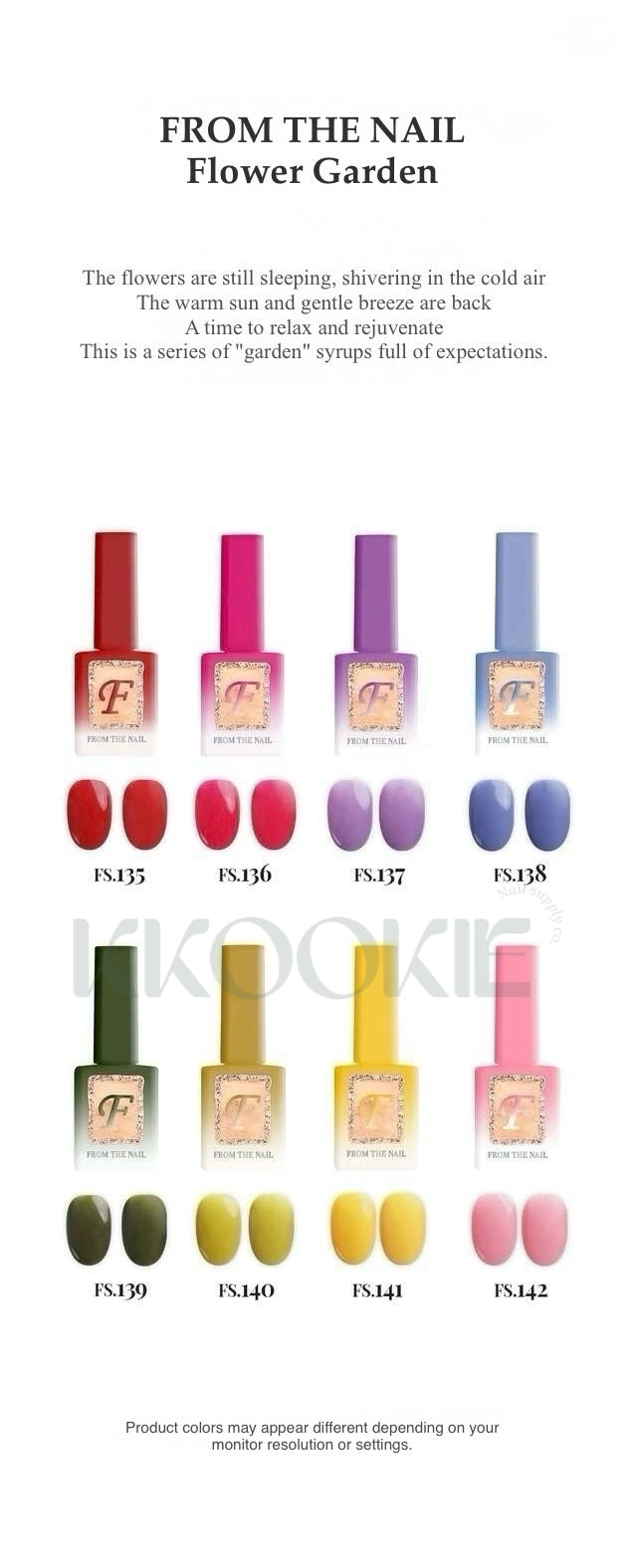 FROM THE NAIL - Flower Garden Collection (Individuals/Full set)