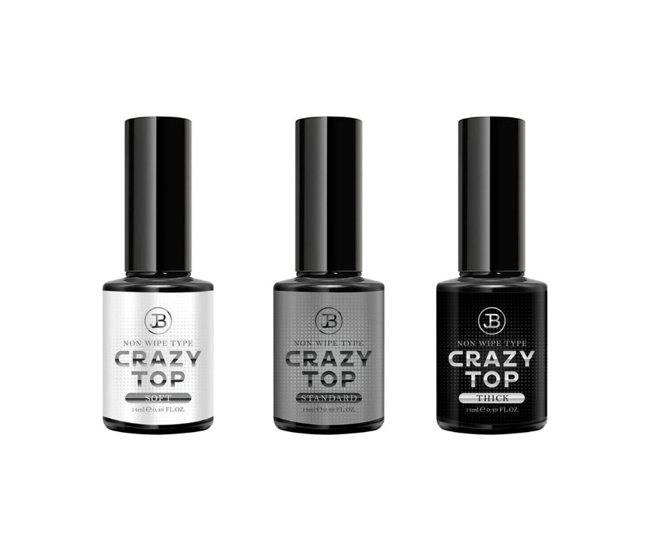 Jin.B - Crazy Top Non-wipe 14ml (Soft, Standard, Thick)