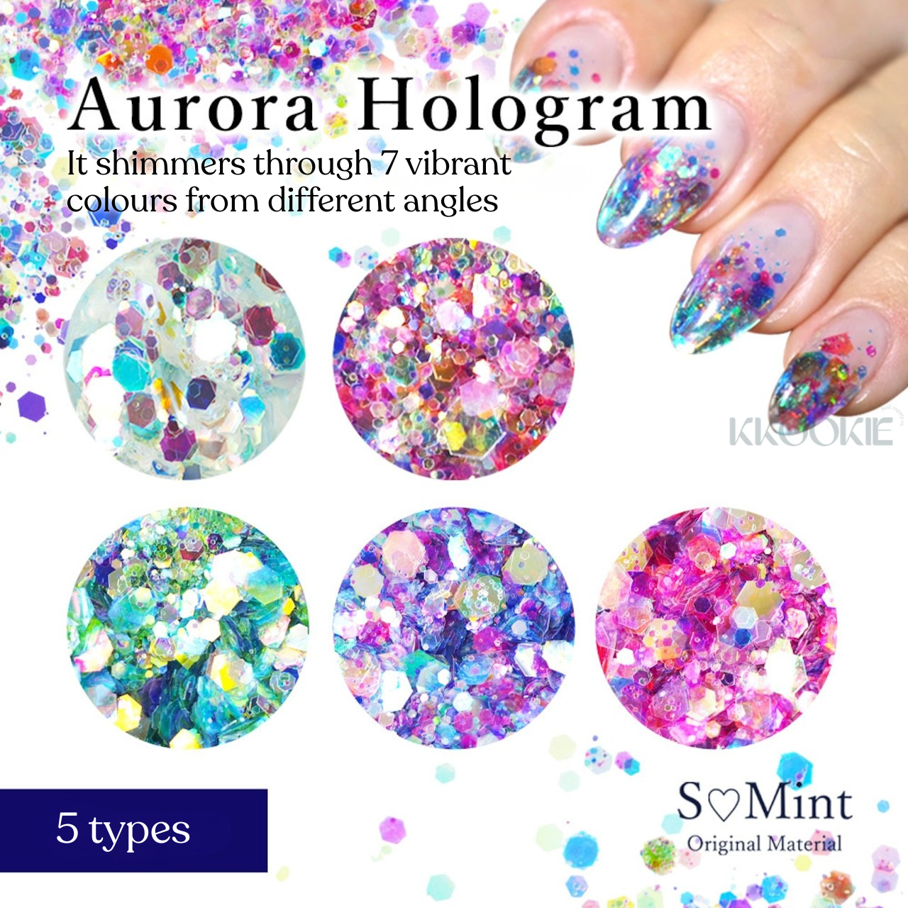 S Mint - Aurora Hologram (5 colours)