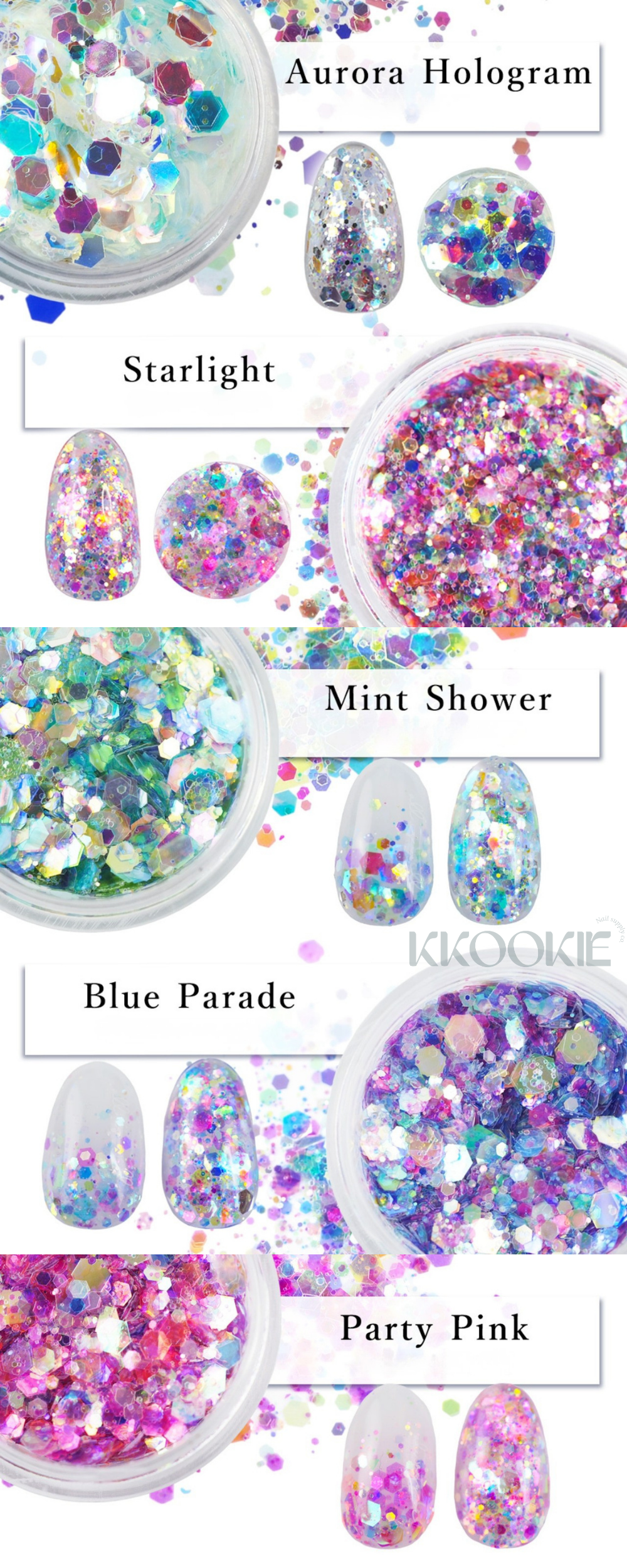 S Mint - Aurora Hologram (5 colours)