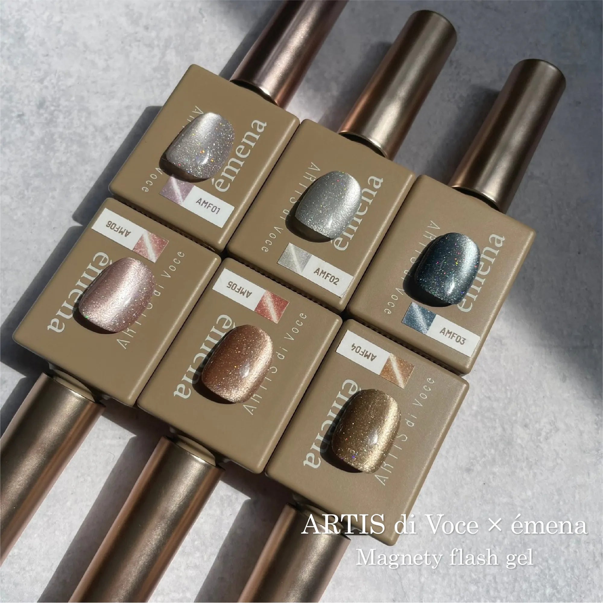 émena - ARTiS di Voce x émena Magnety Flash Gel (AMF01 - AMF06)