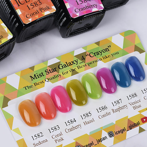 Icegel - Mist Star Galaxy 4 Crayon 8pc Collection
