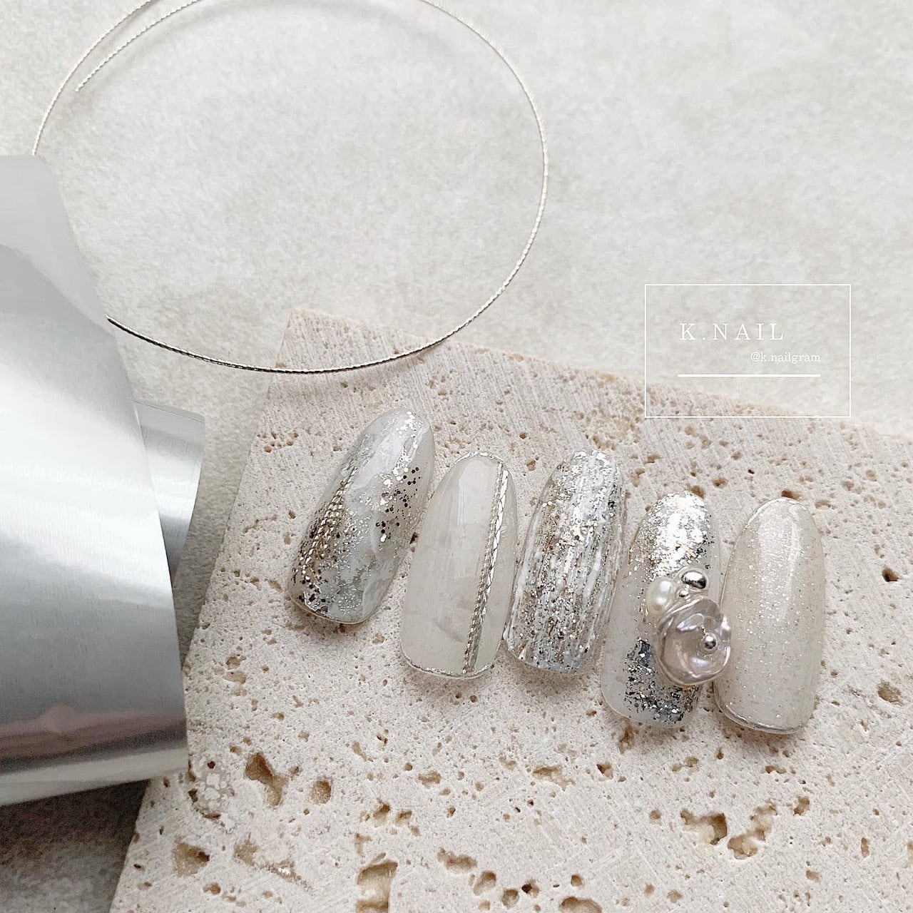 Atelier Novel - Matte Silver Foil F639