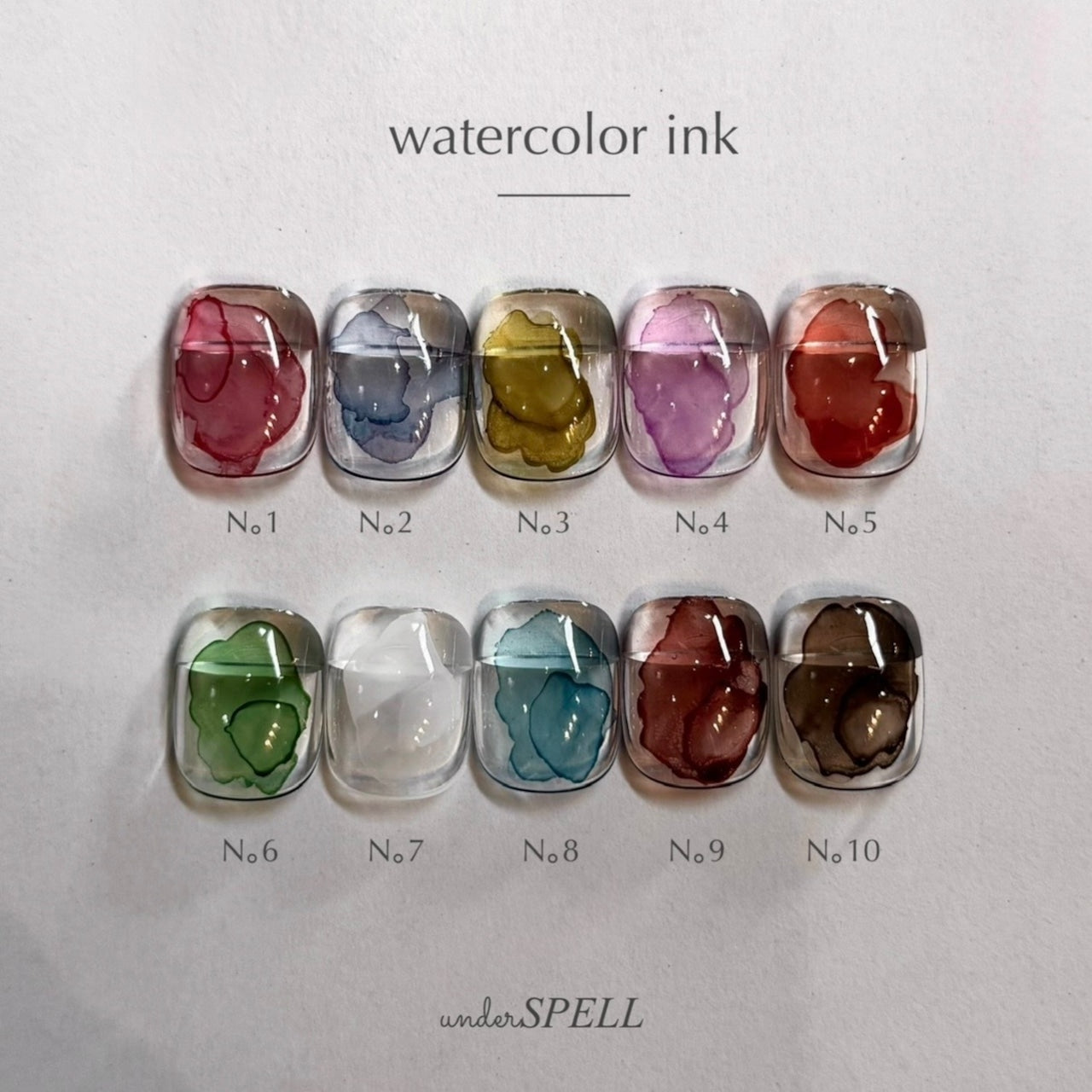 UNDERSPELL - Watercolour ink (10 Colours)