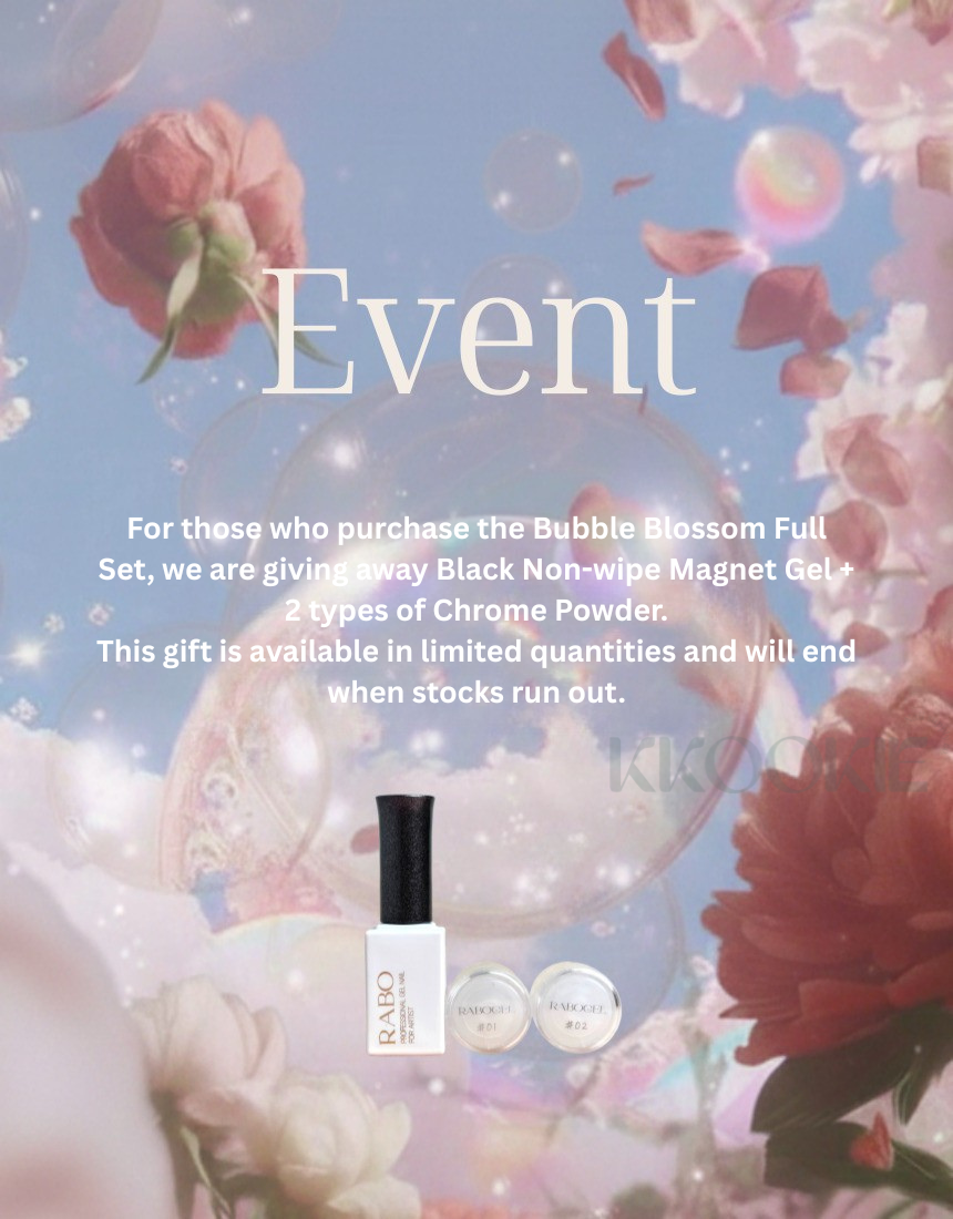 RABO GEL - Bubble Blossom Collection *3 freebies included