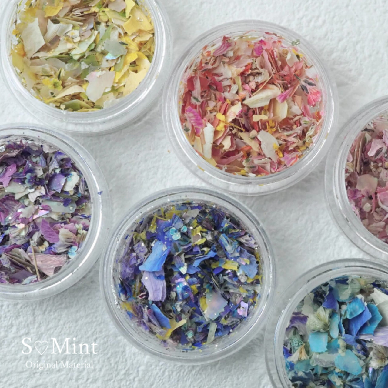 S Mint - Mix Flower Flat series 7 (6 colours)