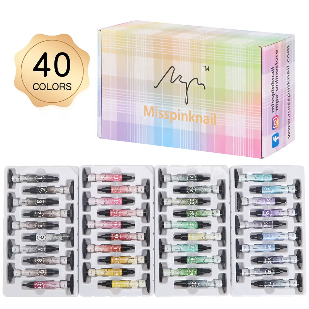 Misspinknail - MPA Gel Palette (40 colours painting gel)