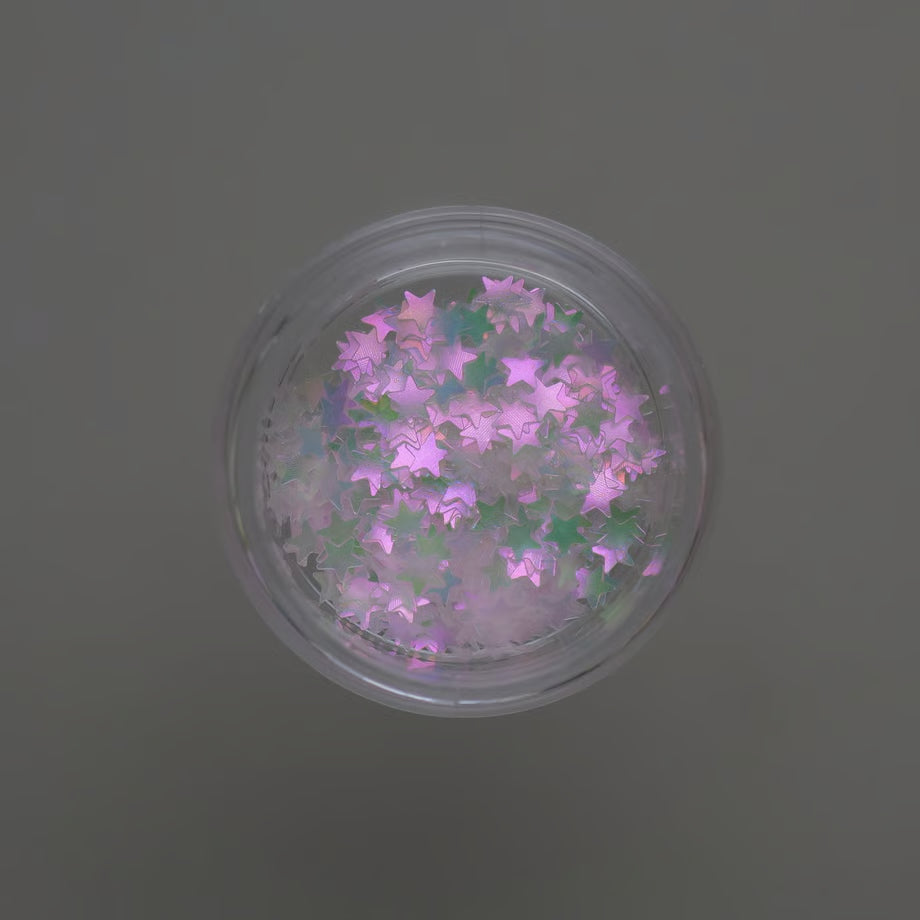 UNGU - PIXIE PINK HOLOGRAM (STAR/ HEXAGON)