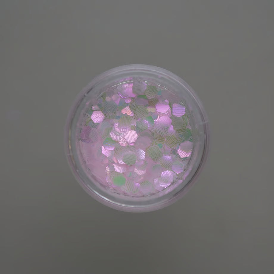 UNGU - PIXIE PINK HOLOGRAM (STAR/ HEXAGON)
