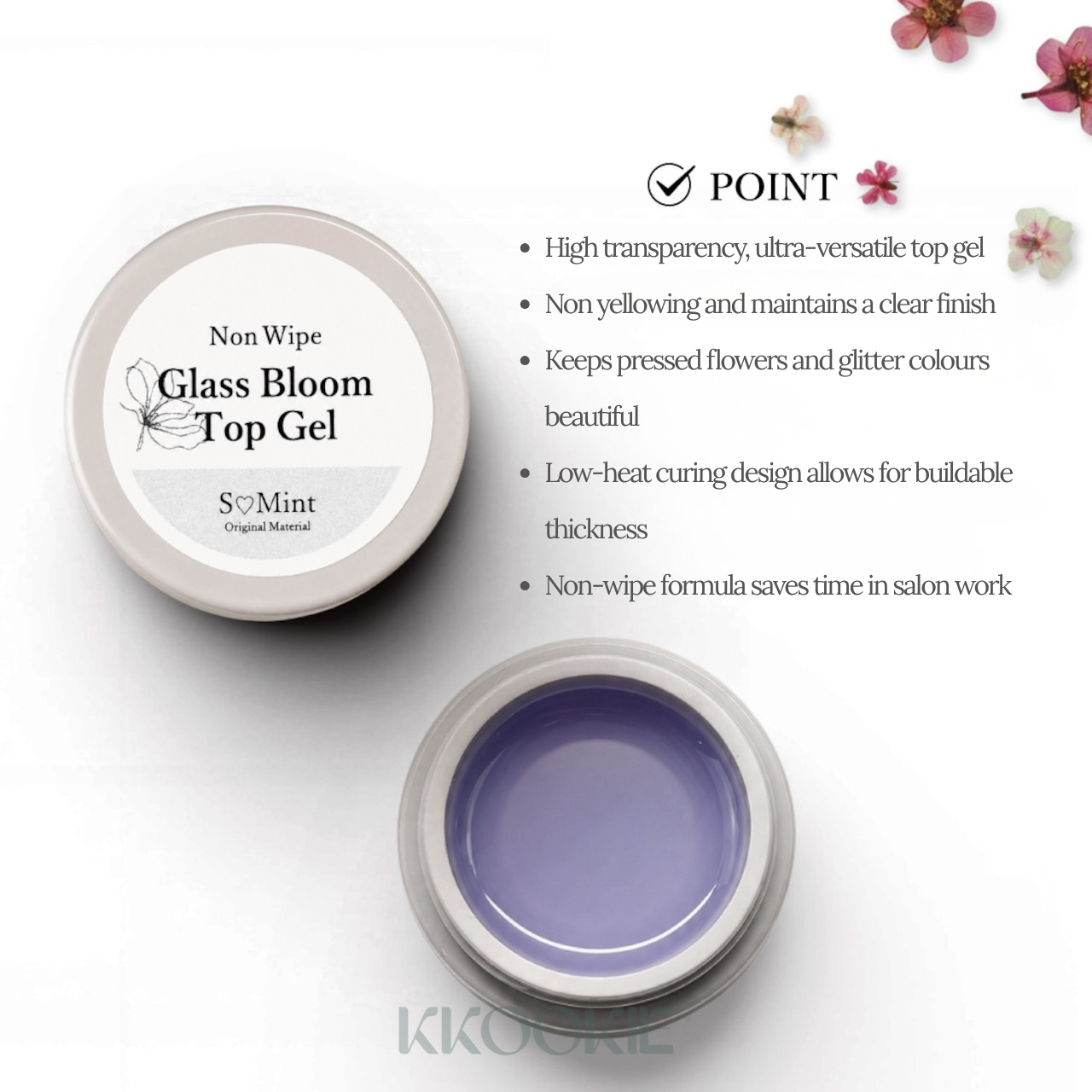 S Mint - Non Wipe Glass Bloom Top Gel 5g