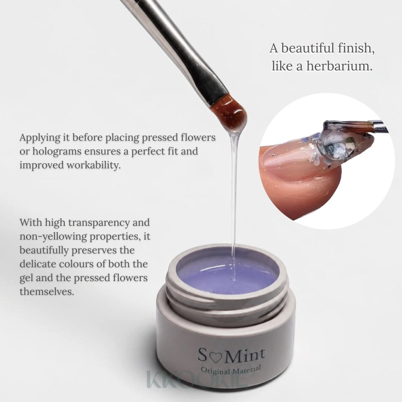 S Mint - Non Wipe Glass Bloom Top Gel 5g
