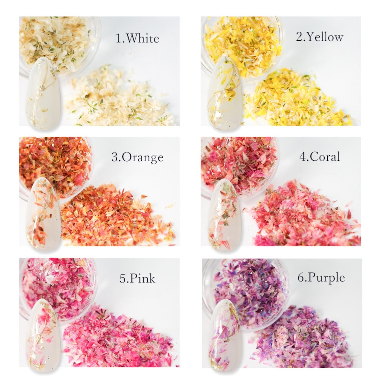 S Mint - Hanabira -flower petals- (12 colours)