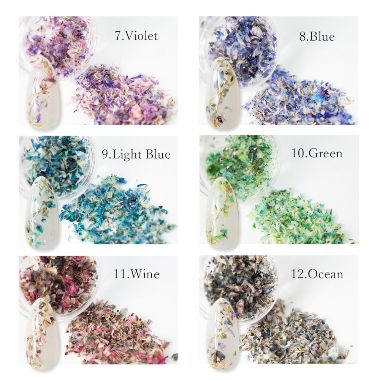 S Mint - Hanabira -flower petals- (12 colours)