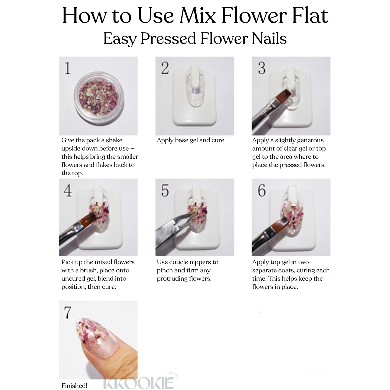 S Mint - Mix Flower Flat series 1 (9 colours)