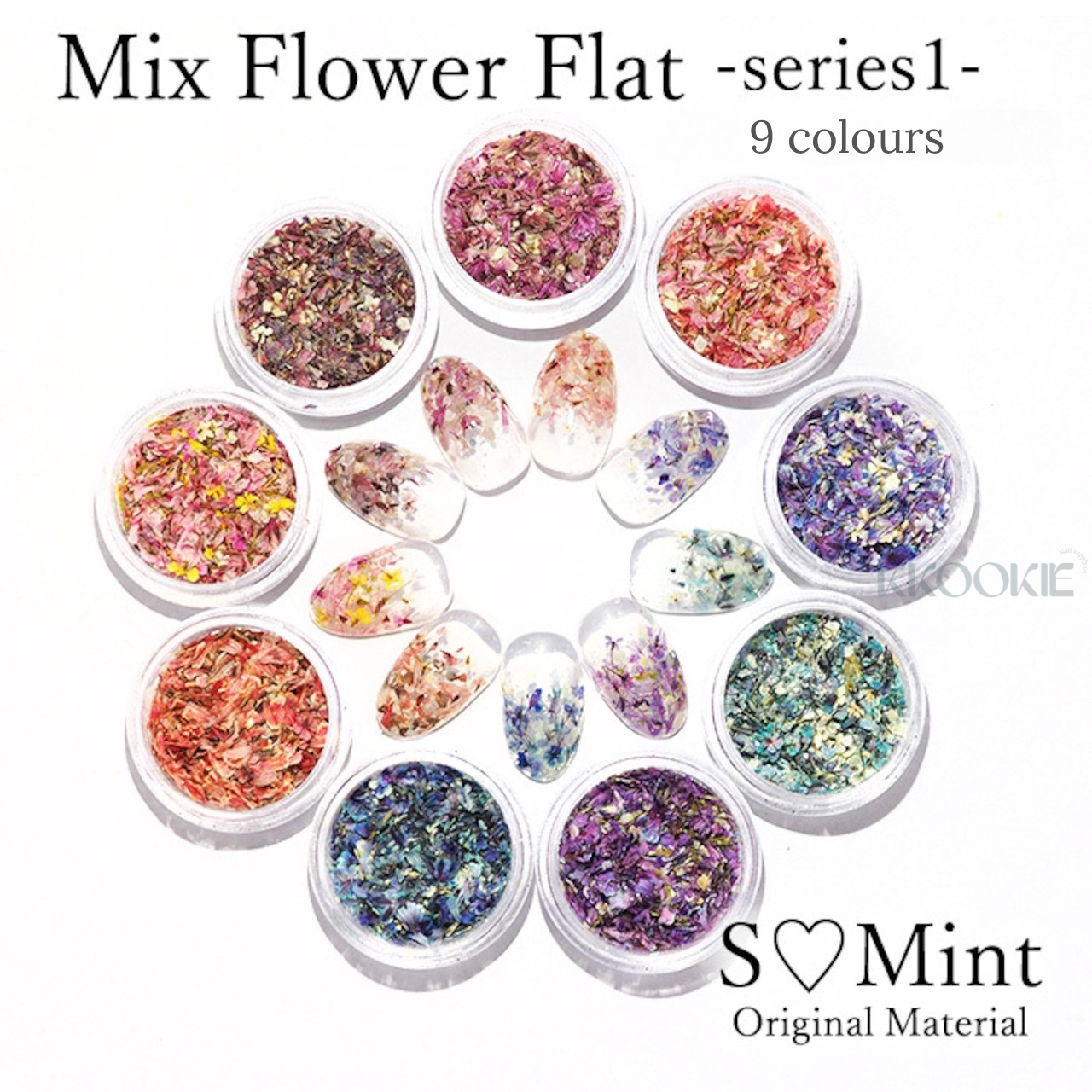 S Mint - Mix Flower Flat series 1 (9 colours)