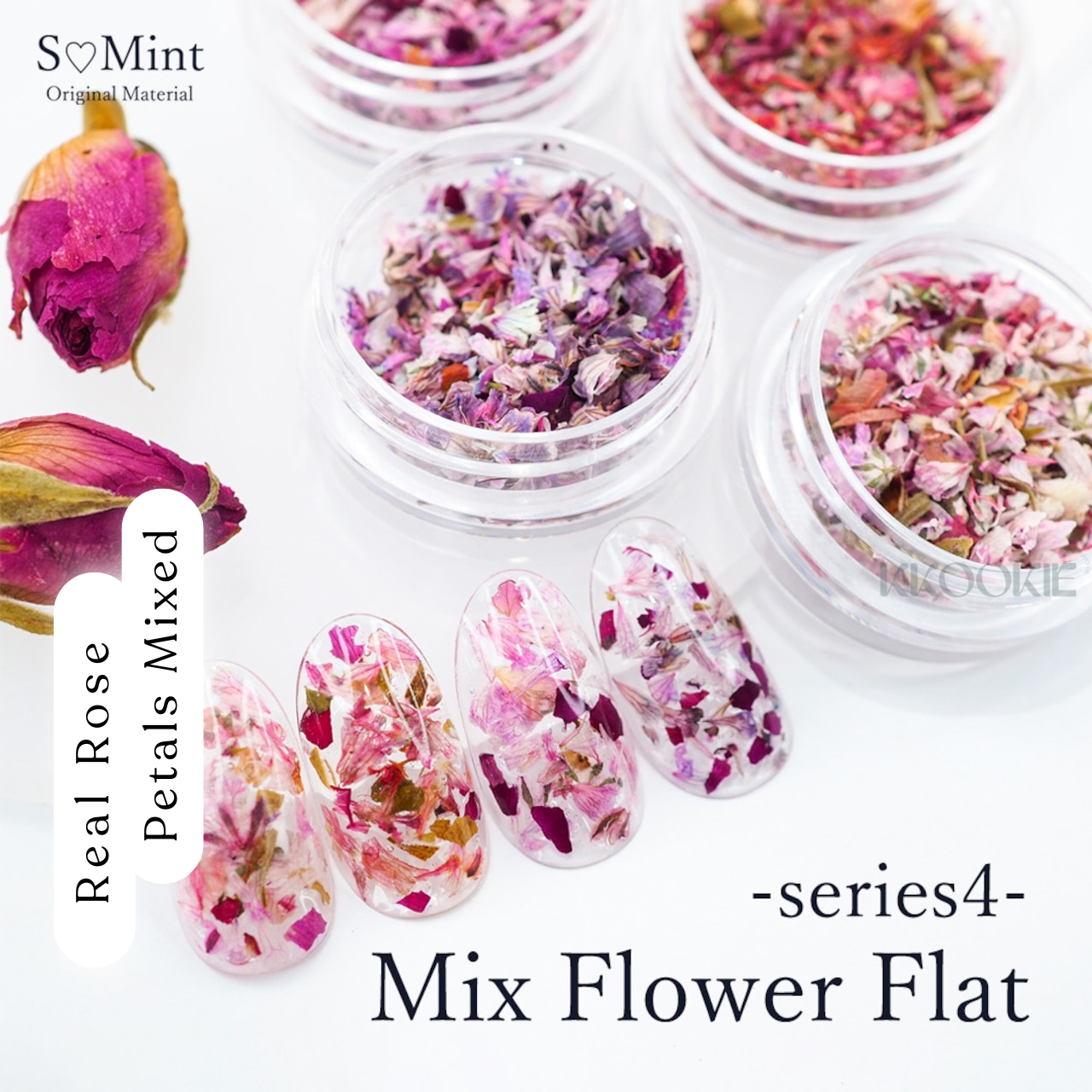 S Mint - Mix Flower Flat series 4 (4 colours)