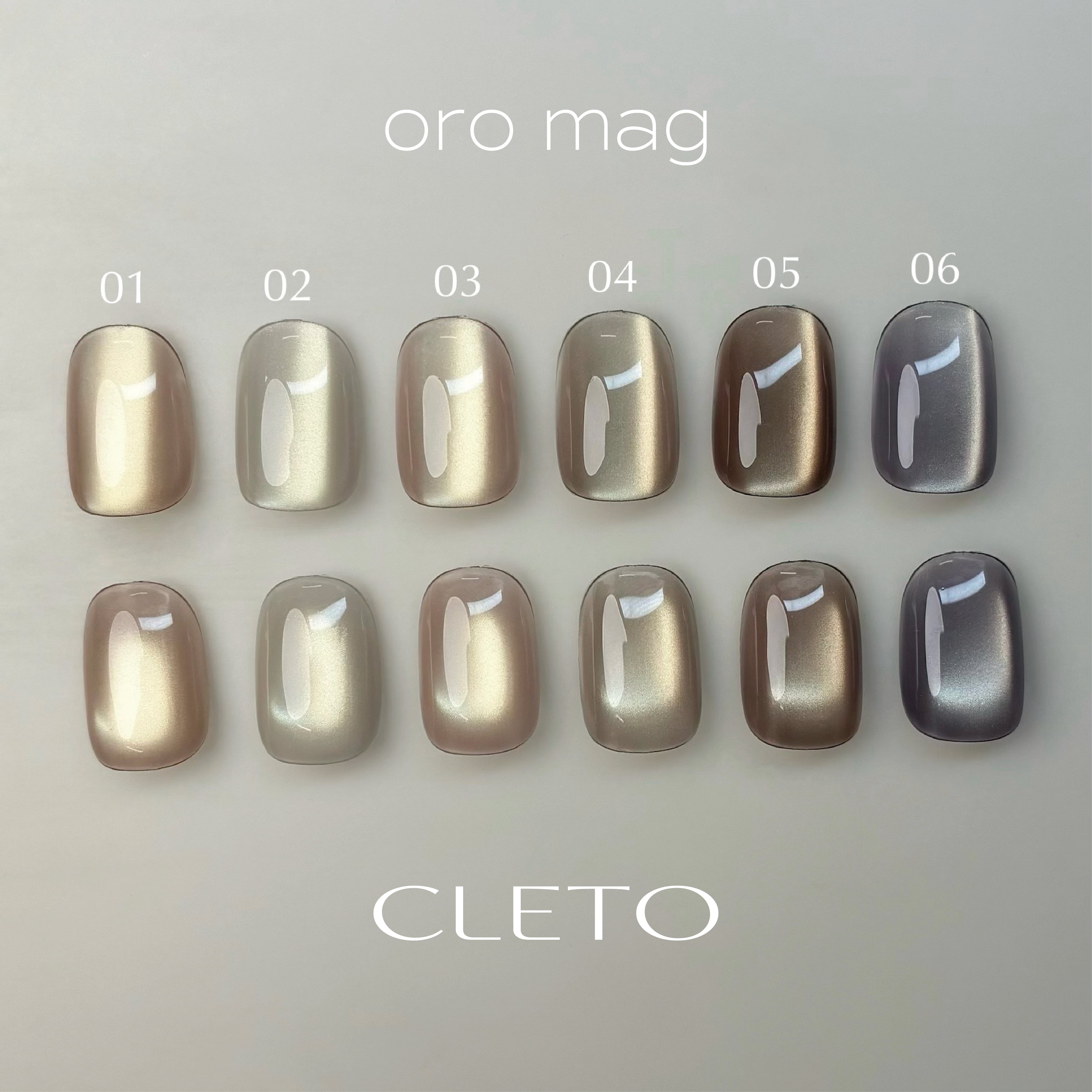 CLETO oro mag 8色セット CLETO - Oro Mag Set #1 (01-06)