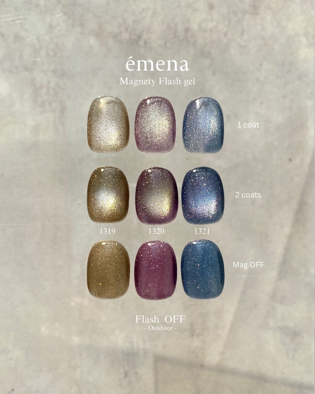 emena - Magnety Flash Gel (1319-1321)