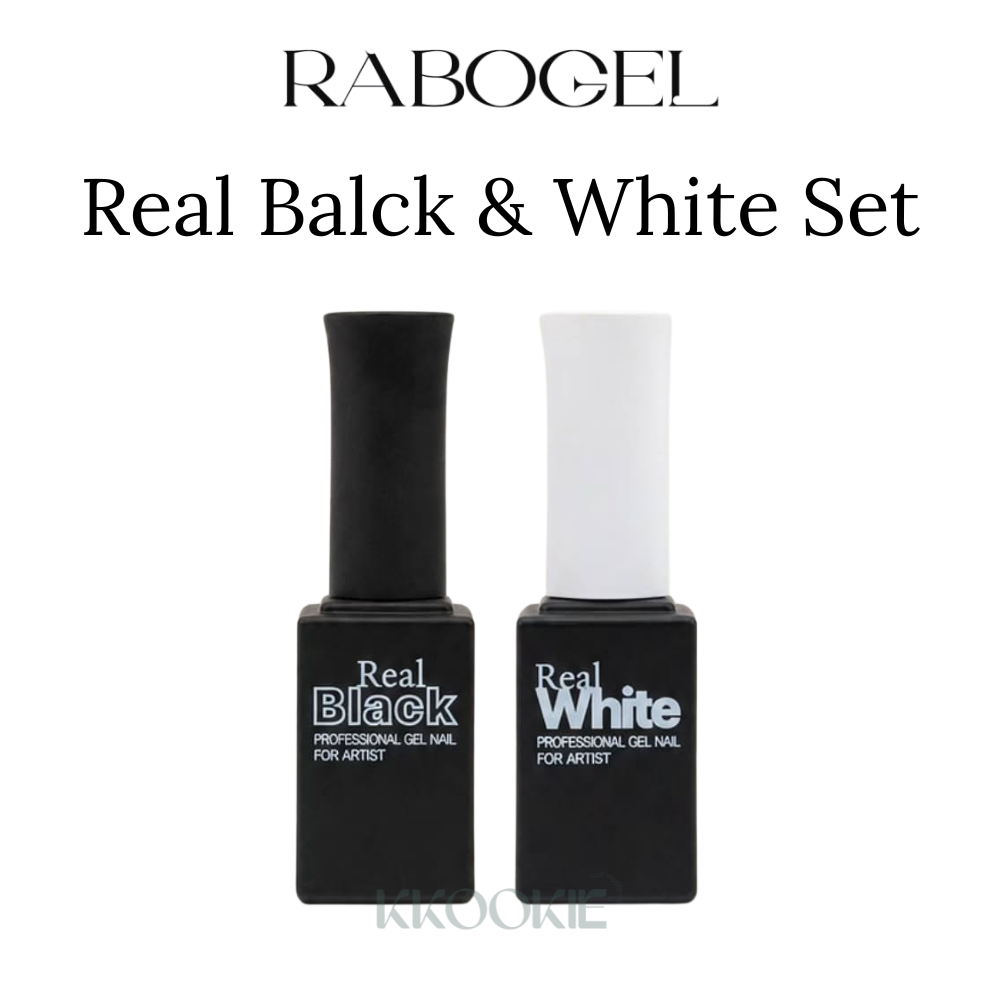 RABO GEL - Real Black & White set