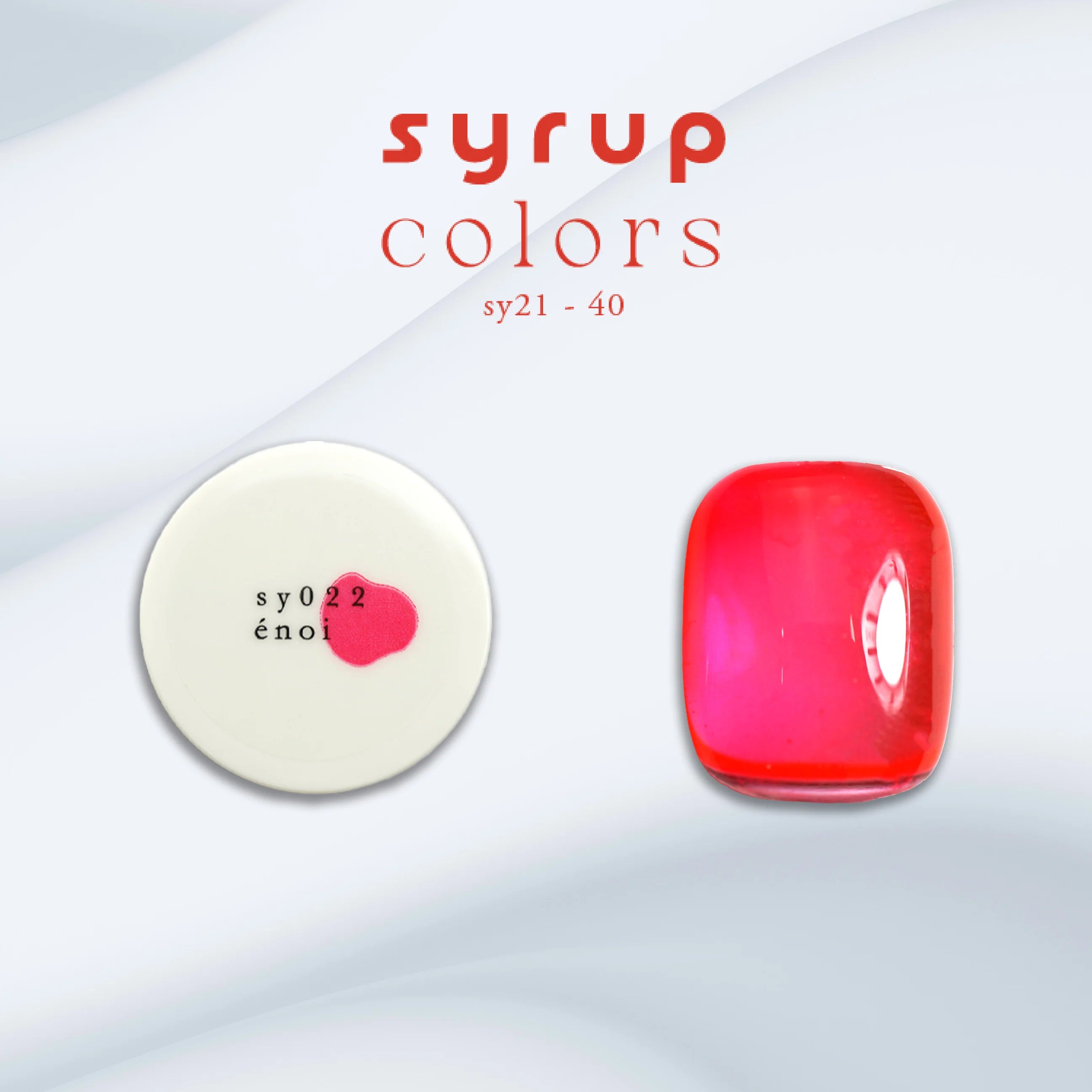 Enoi - SS Syrup Colours sy21-40 (Individuals/Full set)