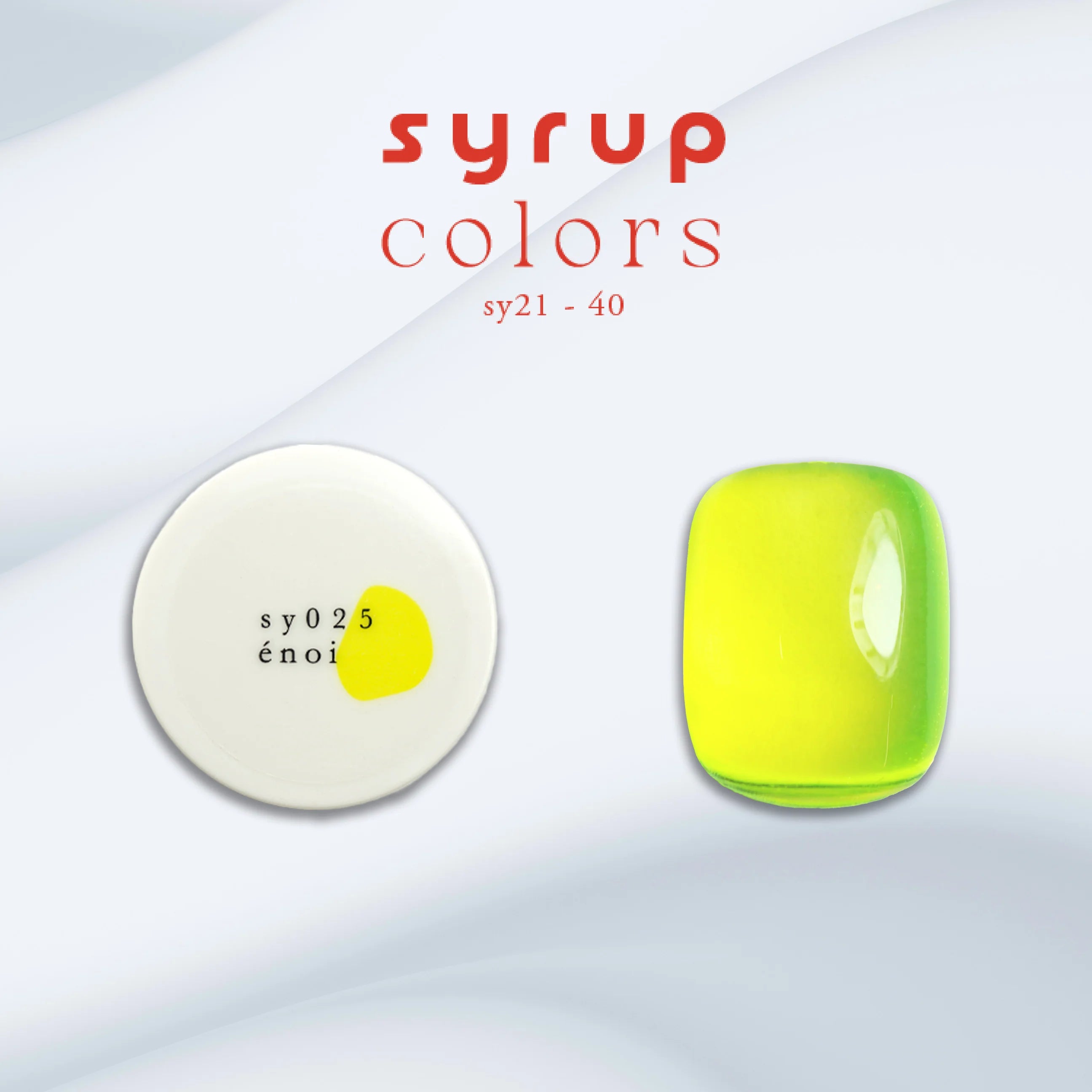 Enoi - SS Syrup Colours sy21-40 (Individuals/Full set)