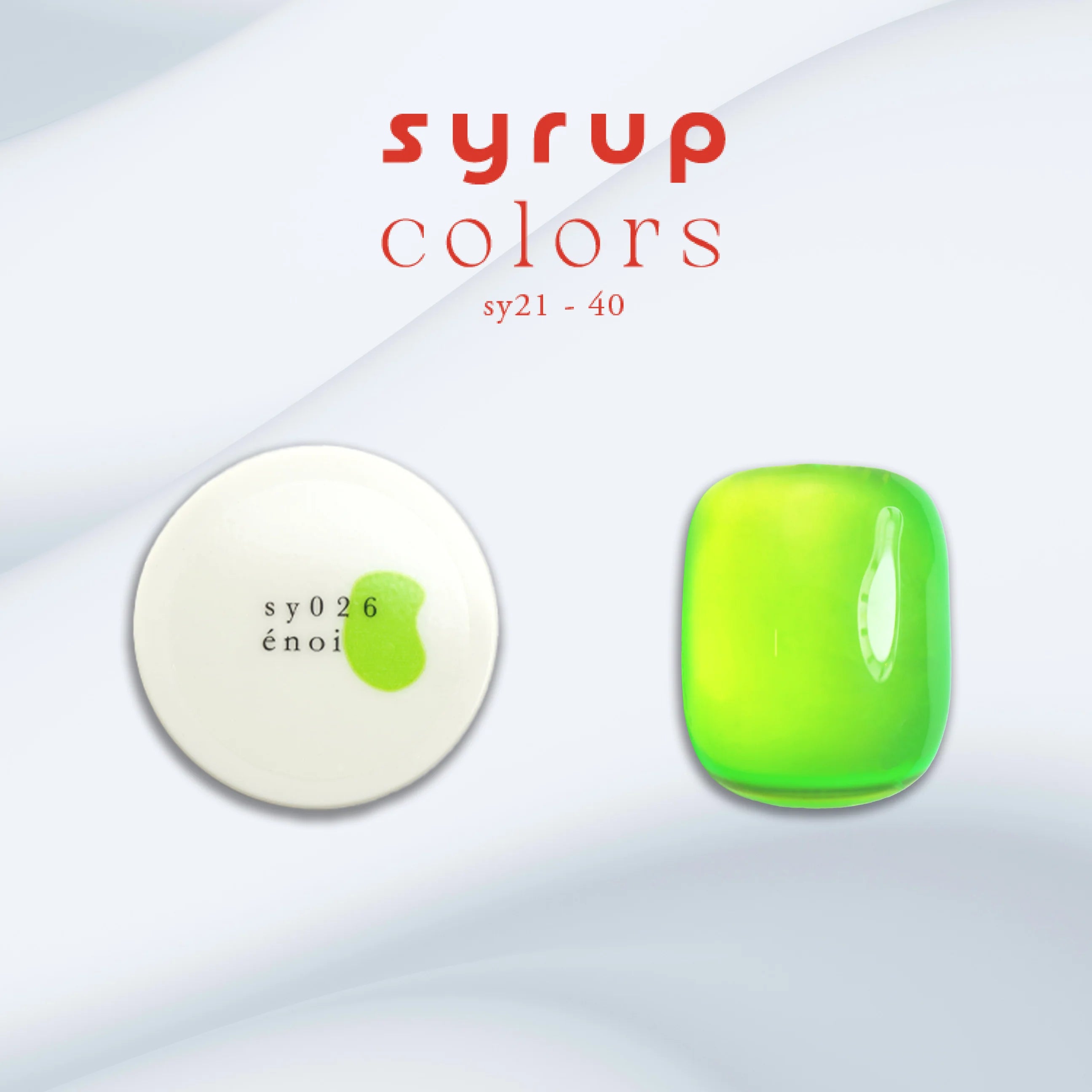 Enoi - SS Syrup Colours sy21-40 (Individuals/Full set)