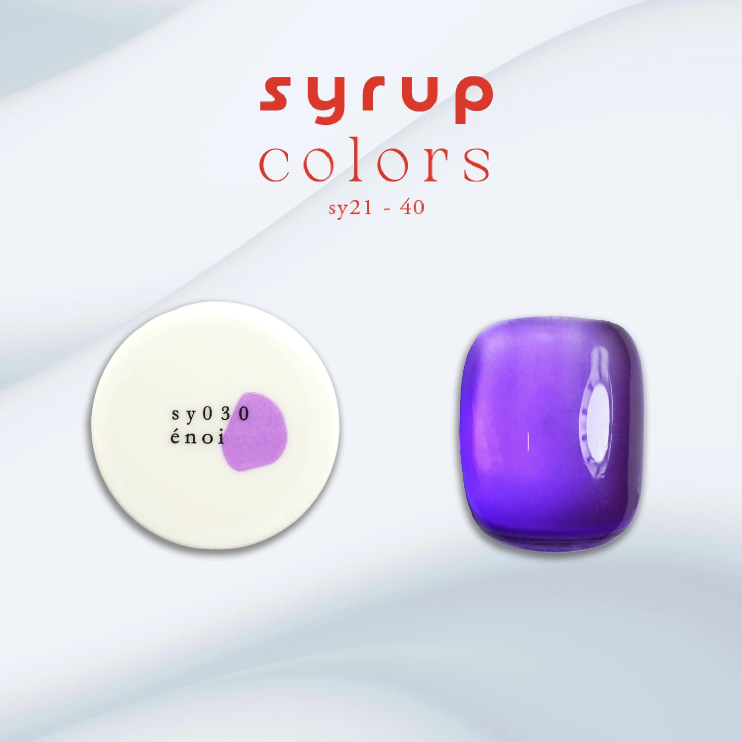 Enoi - SS Syrup Colours sy21-40 (Individuals/Full set)