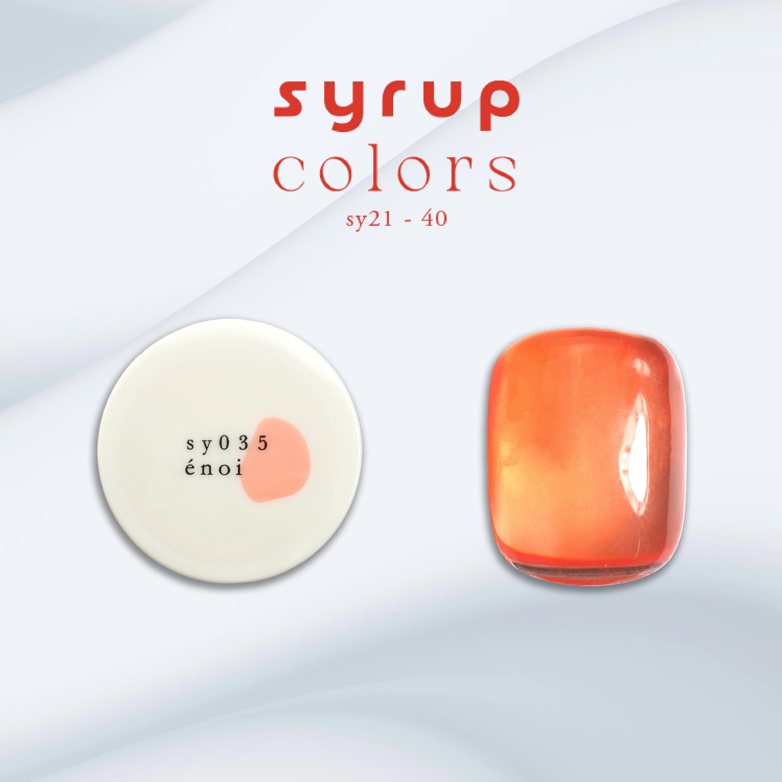 Enoi - SS Syrup Colours sy21-40 (Individuals/Full set)