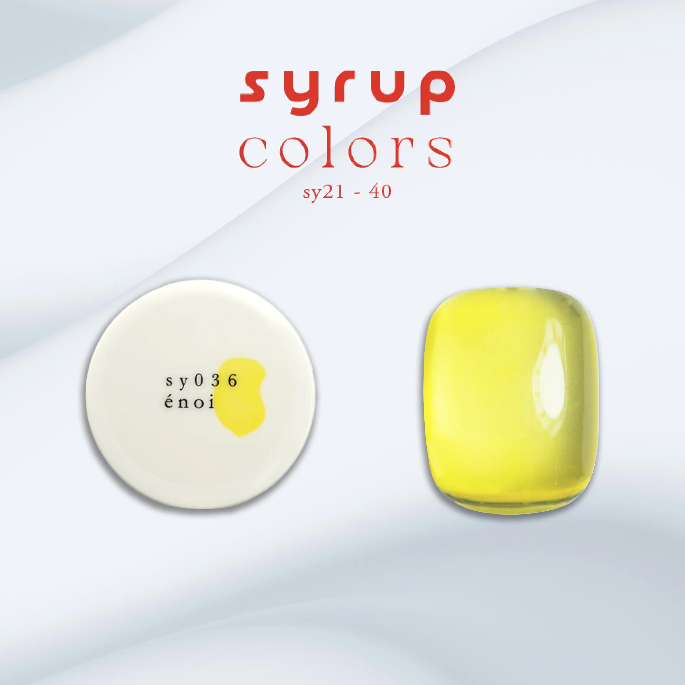 Enoi - SS Syrup Colours sy21-40 (Individuals/Full set)